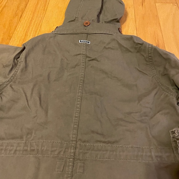 Roxy Green Cropped Utility Jacket - Picture 5 of 16